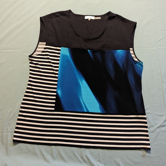 Calvin Klein sleeveless blouse 1X - Picture 1 of 3